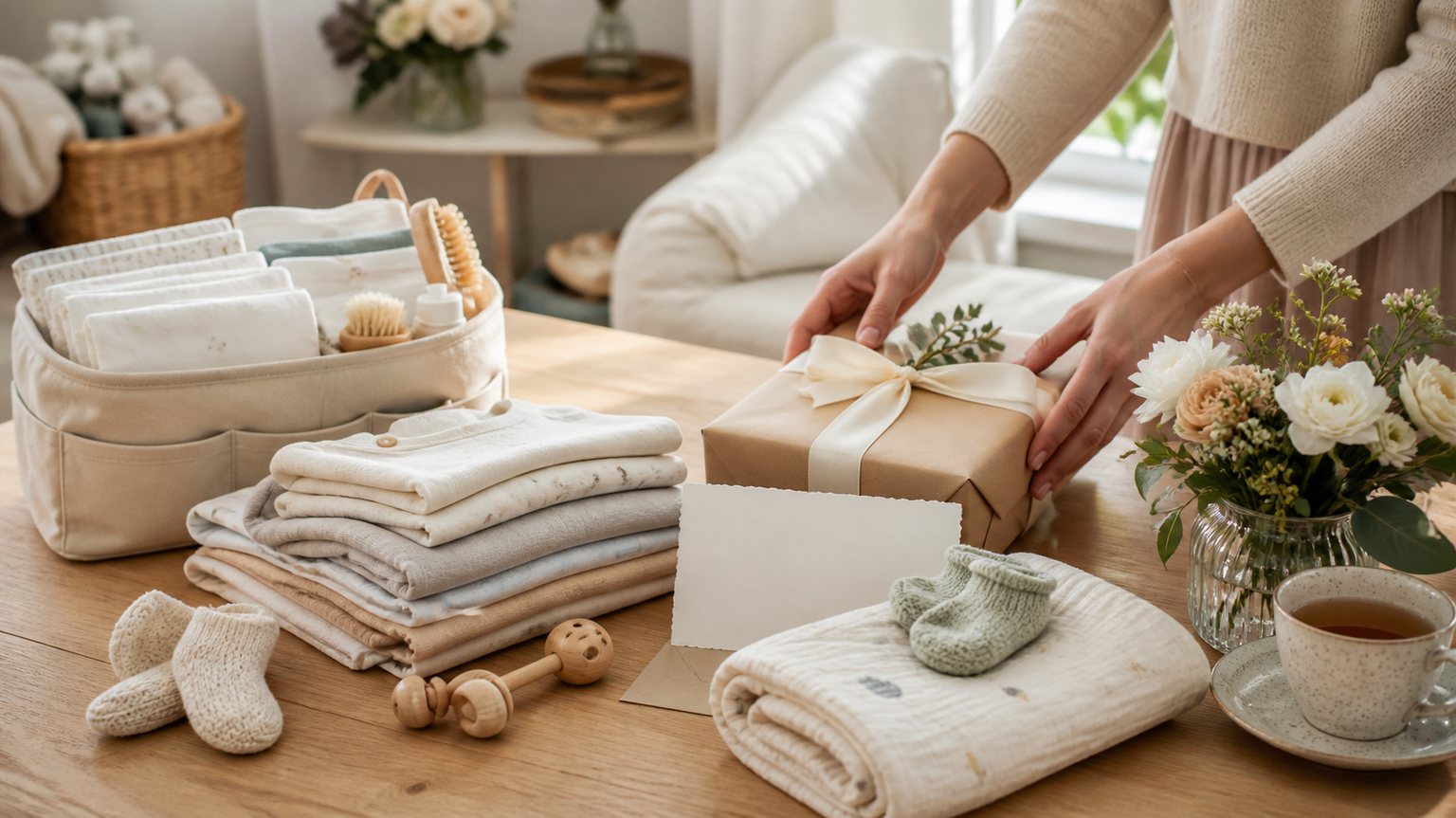 Illustration — Cadeau de naissance original et utile : idées qui servent vraiment