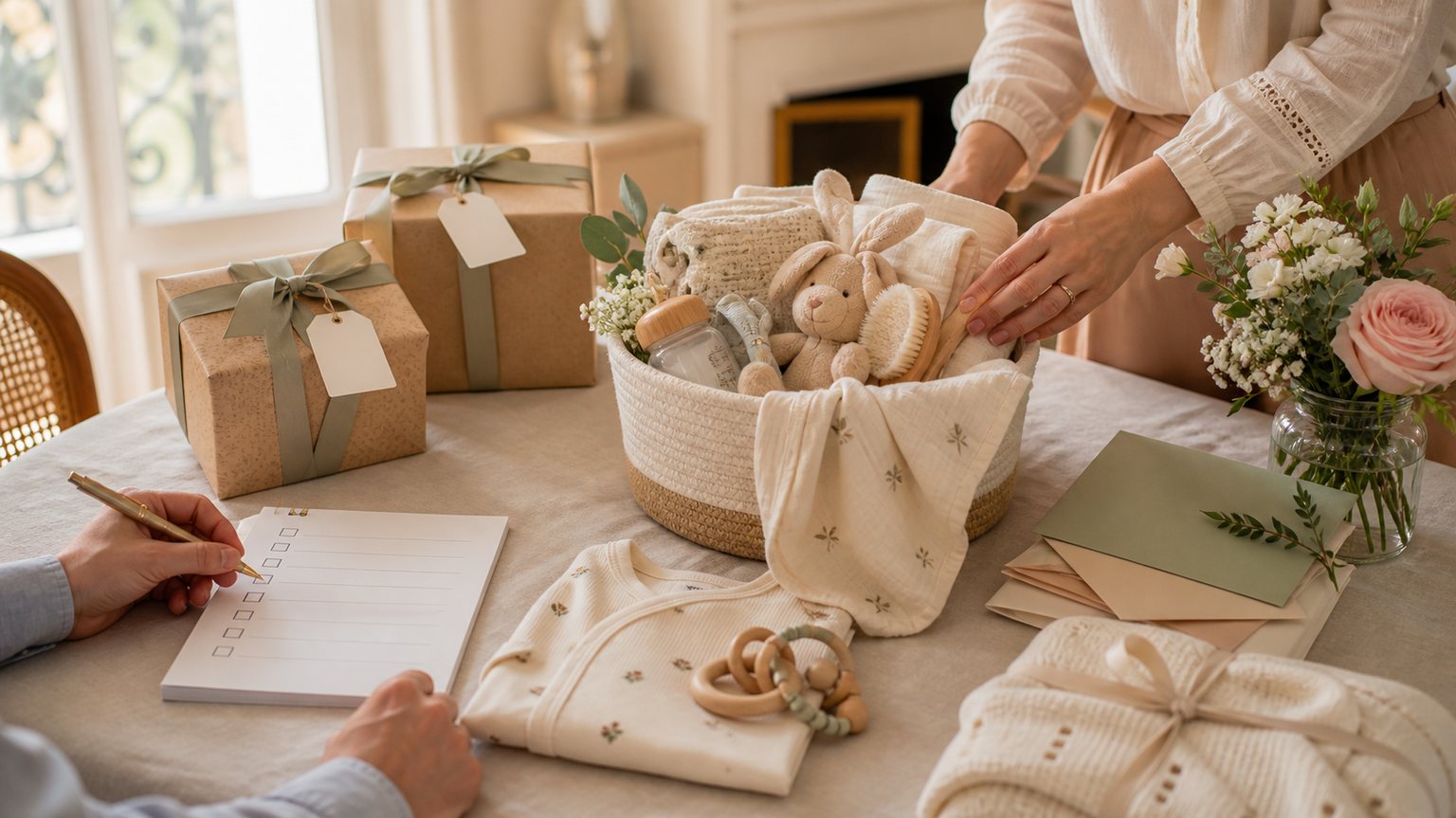 Illustration — Cadeau utile pour une naissance : éviter les doublons et viser juste