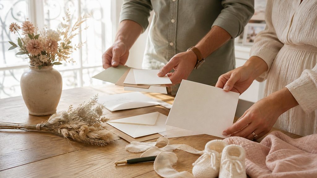 Illustration de Faire-part de naissance : idées, textes et erreurs à éviter