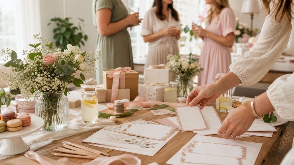 Illustration de Jeux baby shower PDF gratuits : idées et conseils d'utilisation