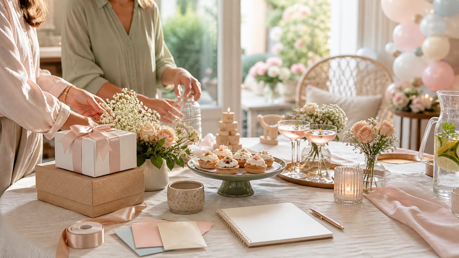 Illustration — Organiser une baby shower sans stress : le guide pratique