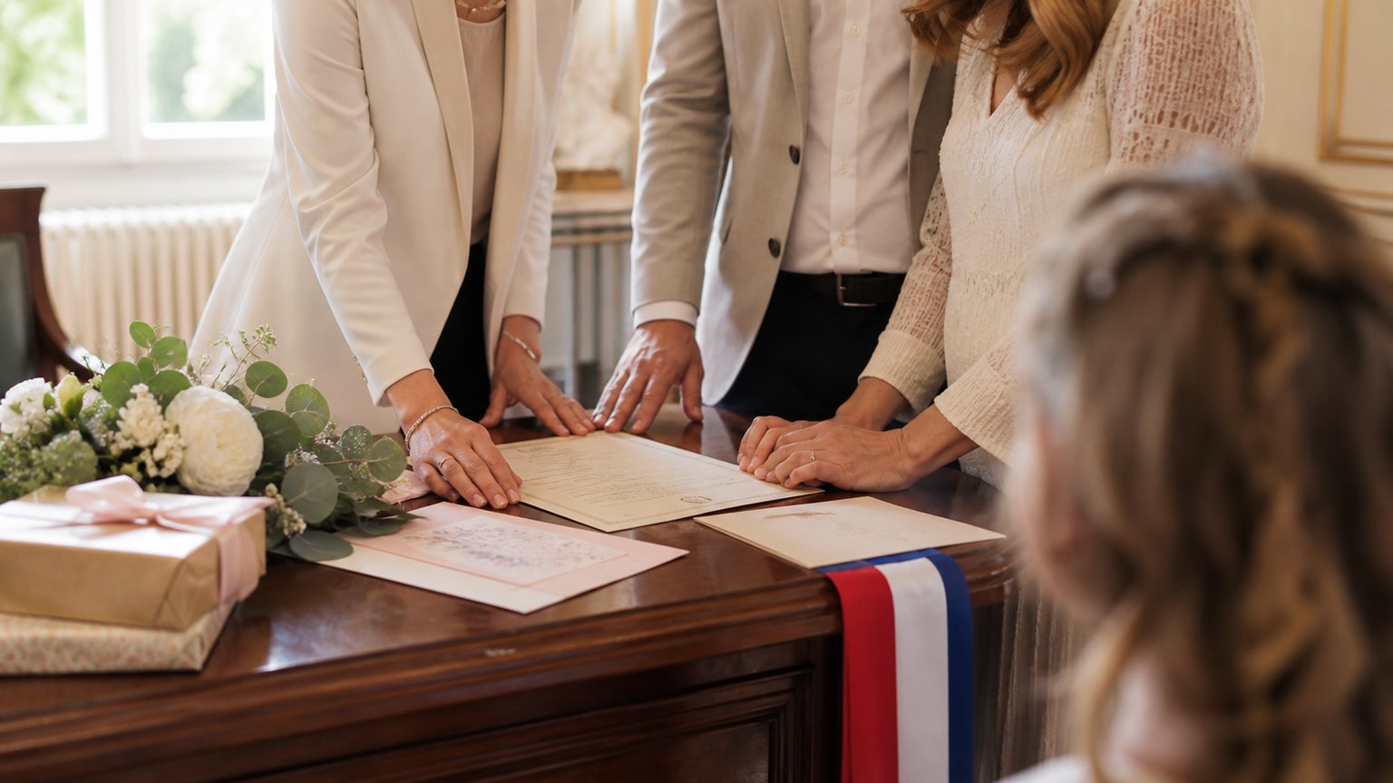 Illustration — Baptême civil ou civile : comprendre la cérémonie en mairie