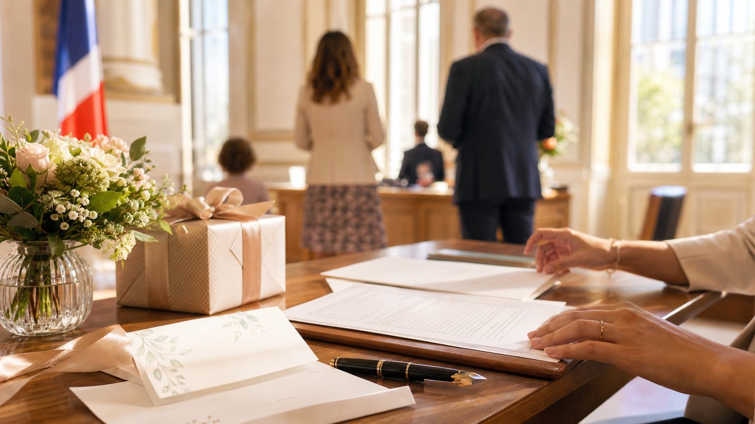 Illustration — Baptême civil en mairie : documents, demande et déroulé