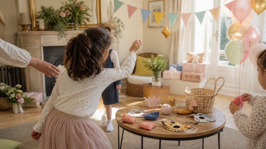 Illustration de Idées de jeux anniversaire enfant 5 ans : simples et joyeux