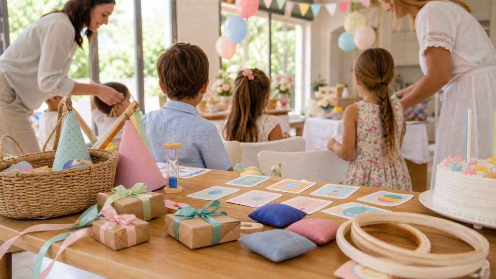 Illustration de Jeux enfants anniversaire : éviter les temps morts et garder l'ambiance