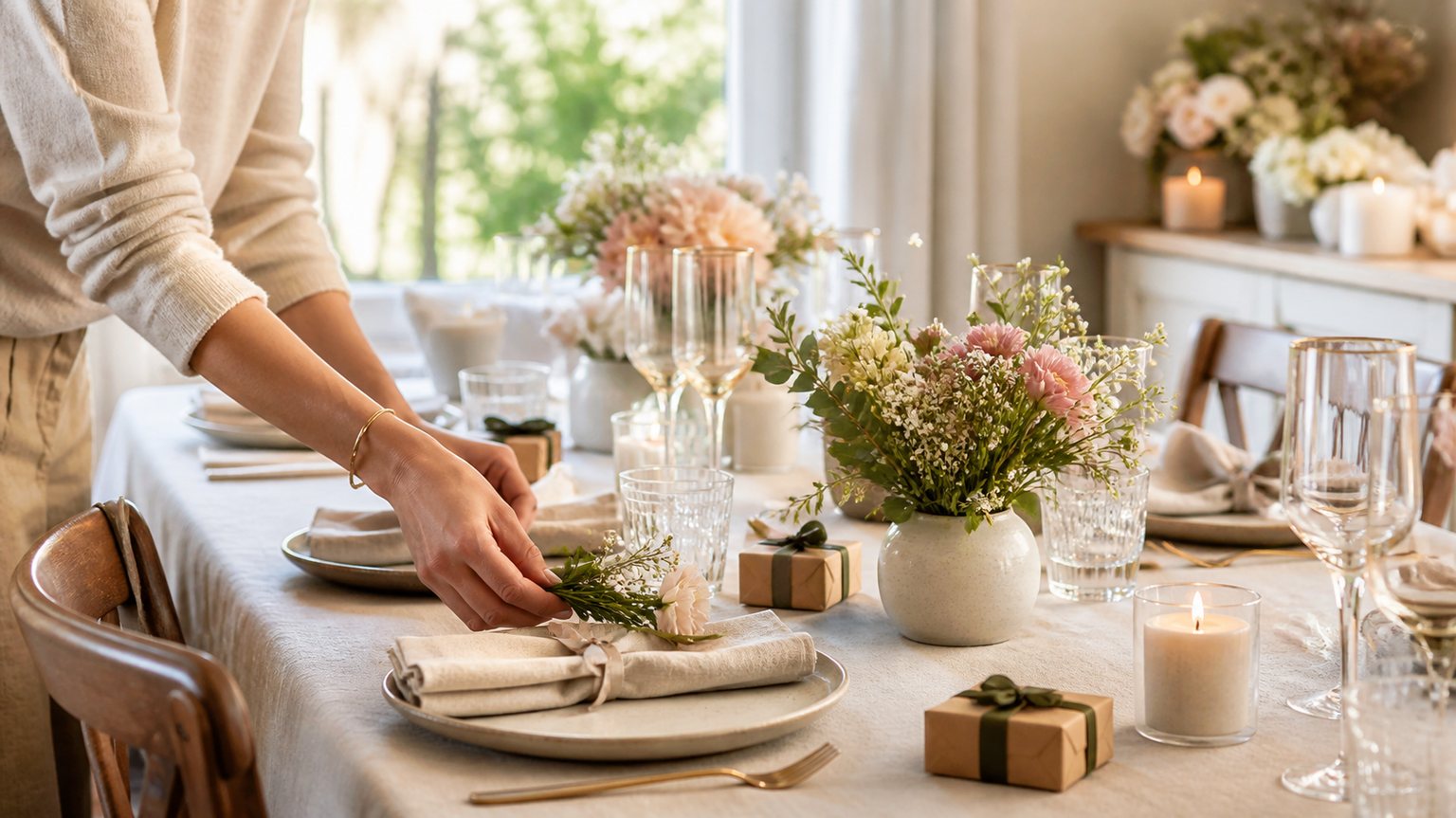 Illustration — Décoration table de fête : créer une ambiance sans surcharge