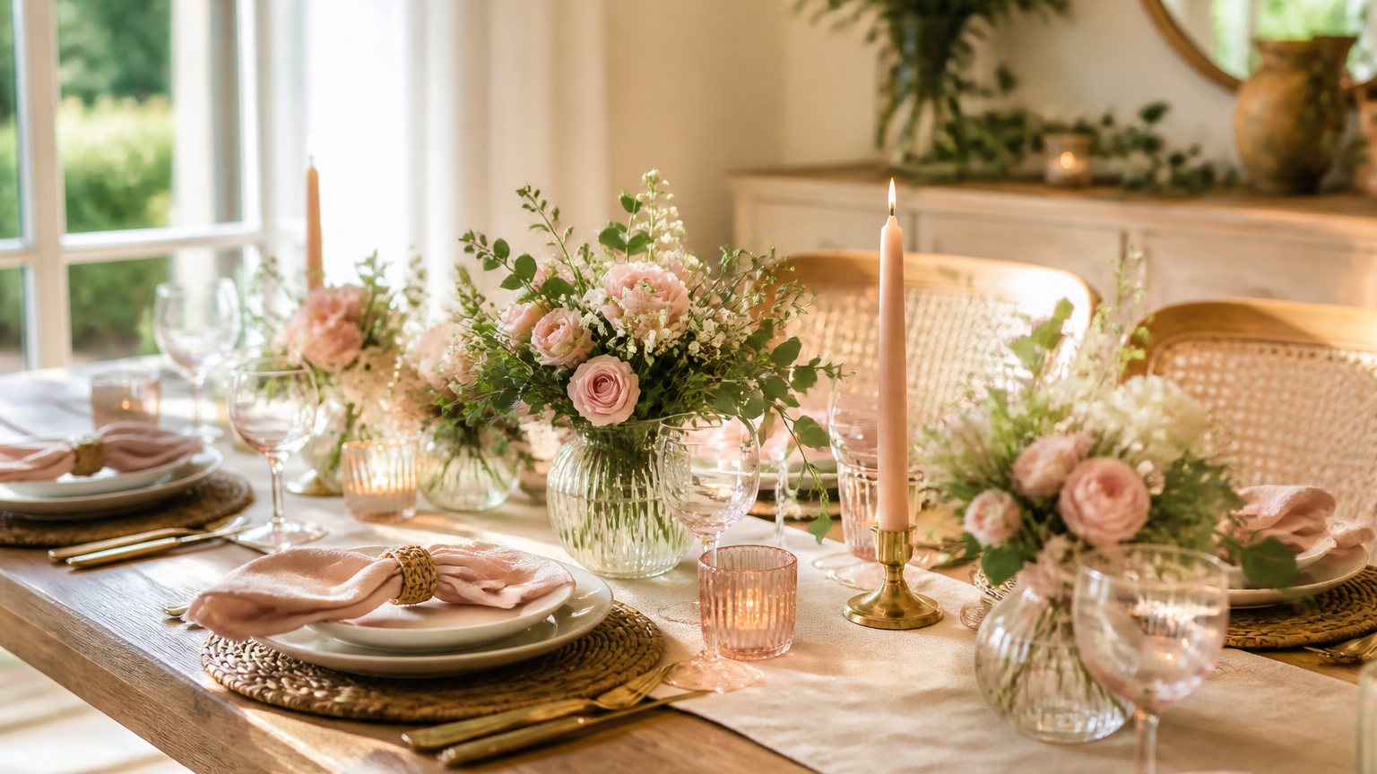 Illustration — Centre de table : idées faciles selon l’occasion