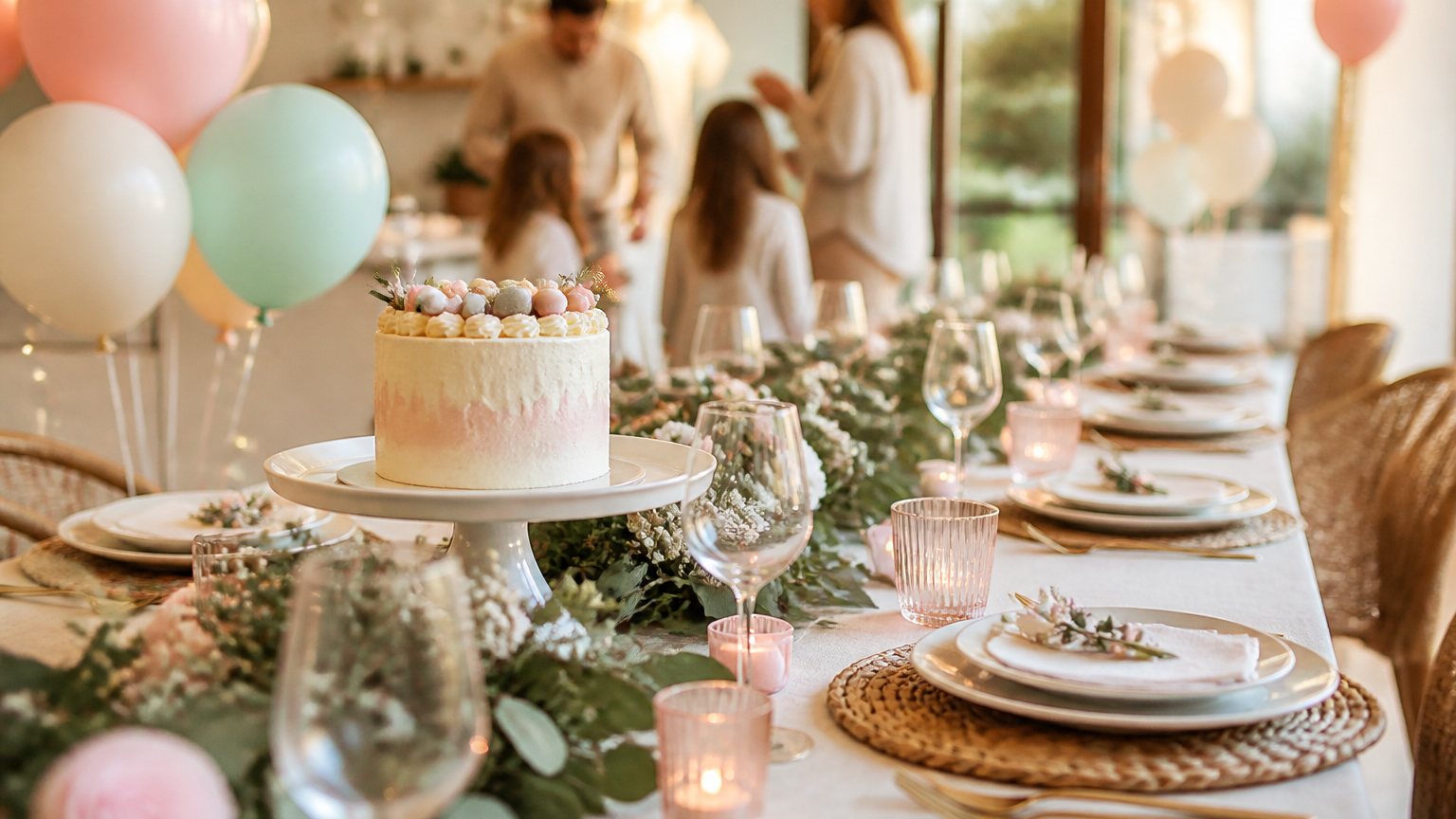Illustration — Centre de table anniversaire : idées pour enfants et adultes