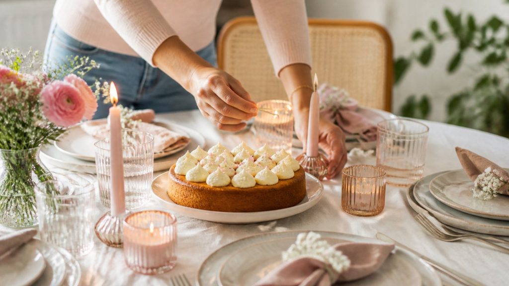 Illustration de Table d'anniversaire : décoration simple, jolie et pratique