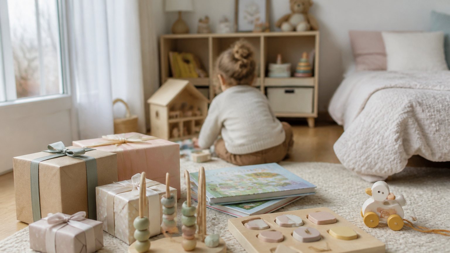 Illustration — Cadeau enfant 3 ans : idées utiles, ludiques et adaptées