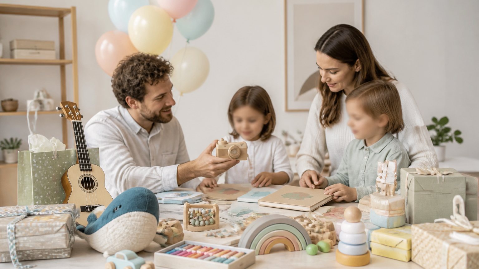 Illustration — Cadeau anniversaire enfant : idées par âge et personnalité