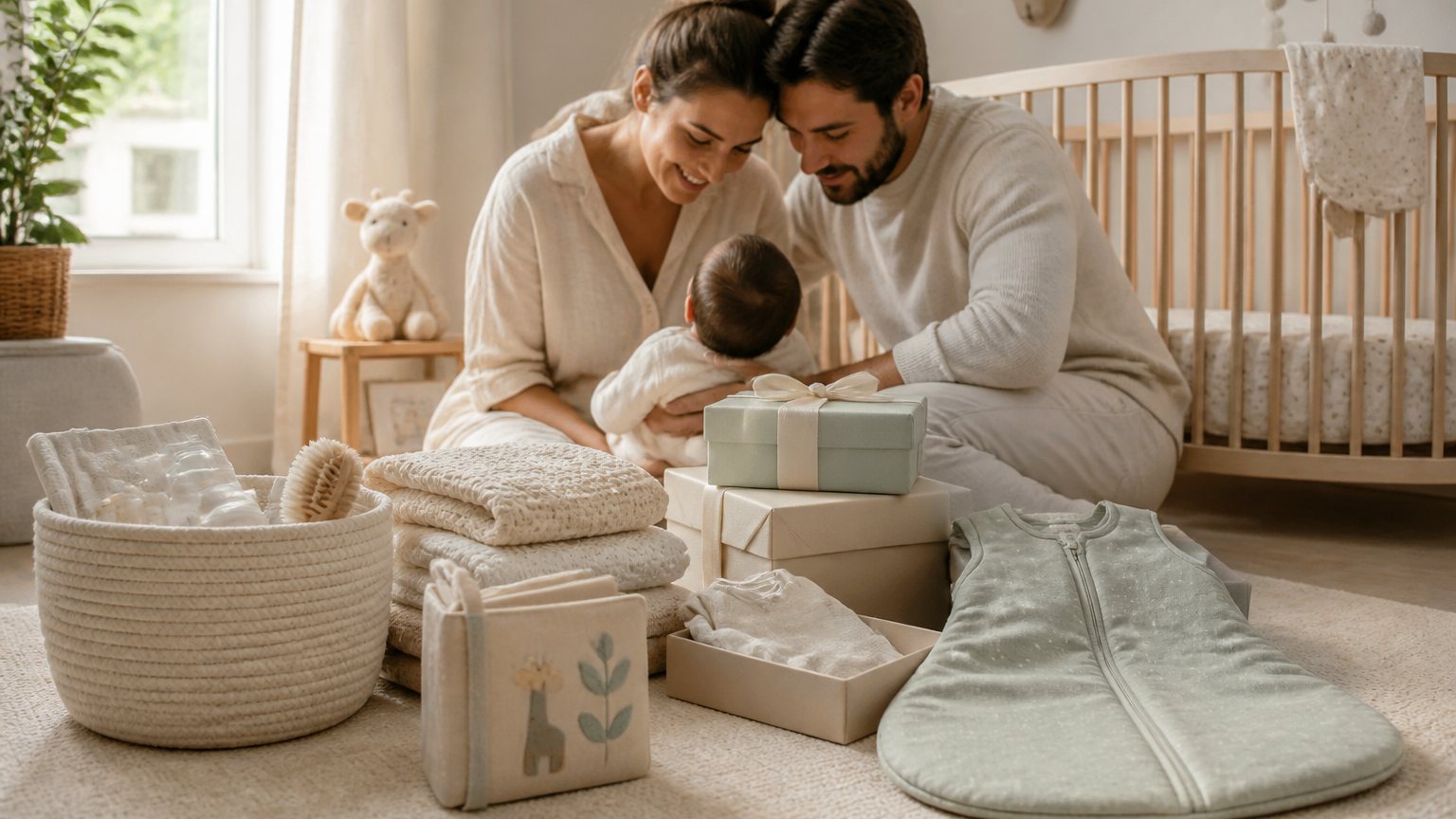 Illustration — Cadeau naissance utile : idées pratiques qui durent