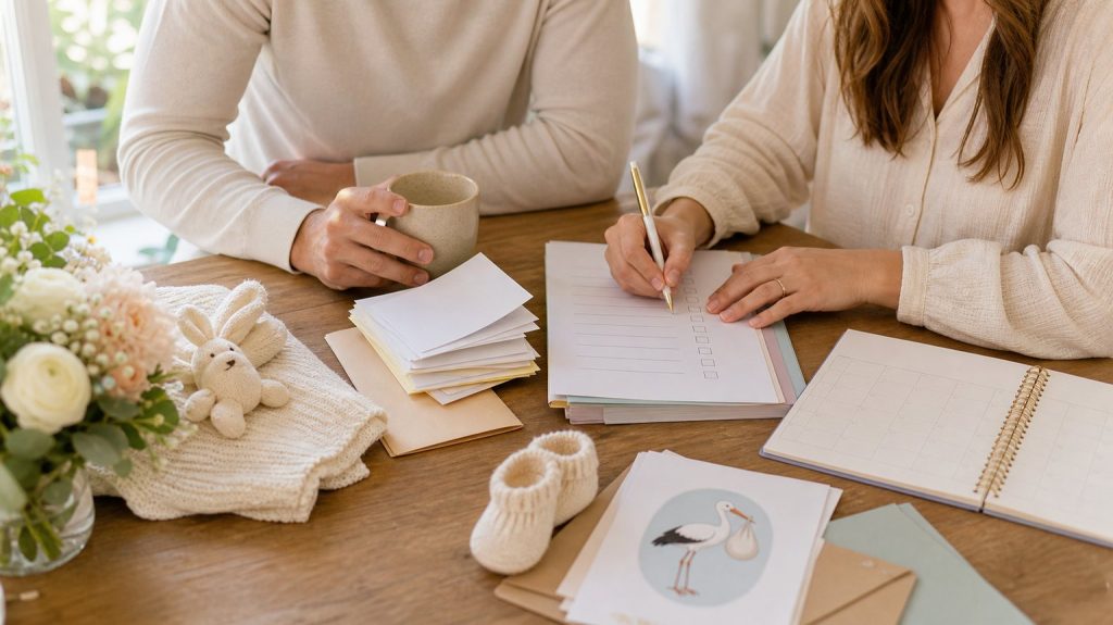 Illustration de Checklist administrative naissance : démarches à faire dans l'ordre