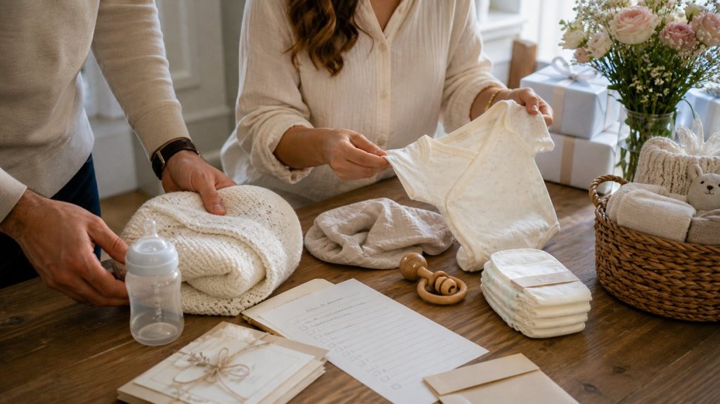 Illustration de Checklist liste de naissance : les vrais essentiels utiles